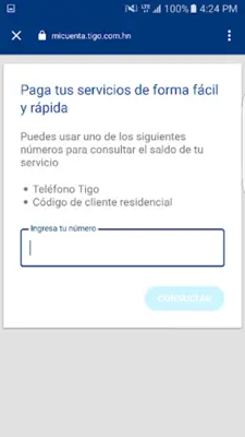 Mi Tigo Honduras android App screenshot 0