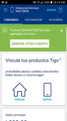 Mi Tigo Honduras android App screenshot 4