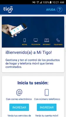 Mi Tigo Honduras android App screenshot 5